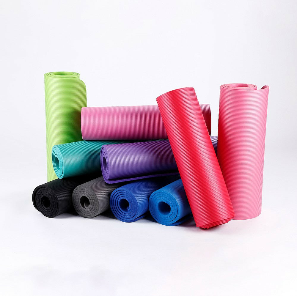 10mm Yoga Mat Soft Non-Slip Exercise Pad with Free Carry bag 10mm Yoga Mat Soft Non-Slip Exercise Pad with Free Carry bag