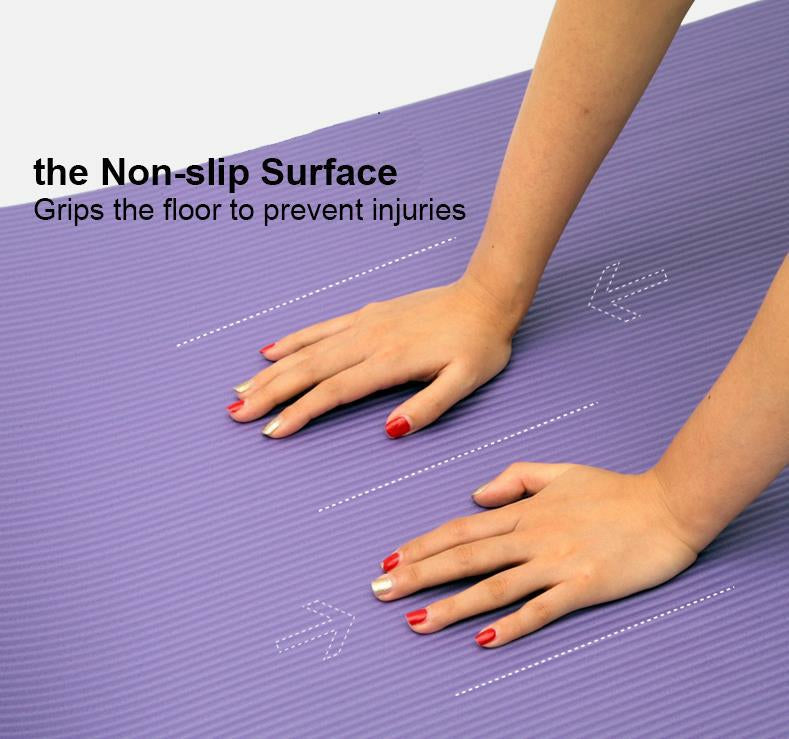 10mm Yoga Mat Soft Non-Slip Exercise Pad with Free Carry bag 10mm Yoga Mat Soft Non-Slip Exercise Pad with Free Carry bag