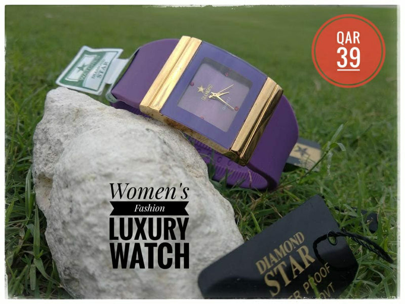Diamond Star Luxury Fashion Watch for Women - DS200 - Tuzzut.com Qatar Online Shopping