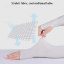 Lets Silim 1 Pair UV Protection Arm Ice Sleeve Sunscreen for Driving Cycling - Tuzzut.com Qatar Online Shopping