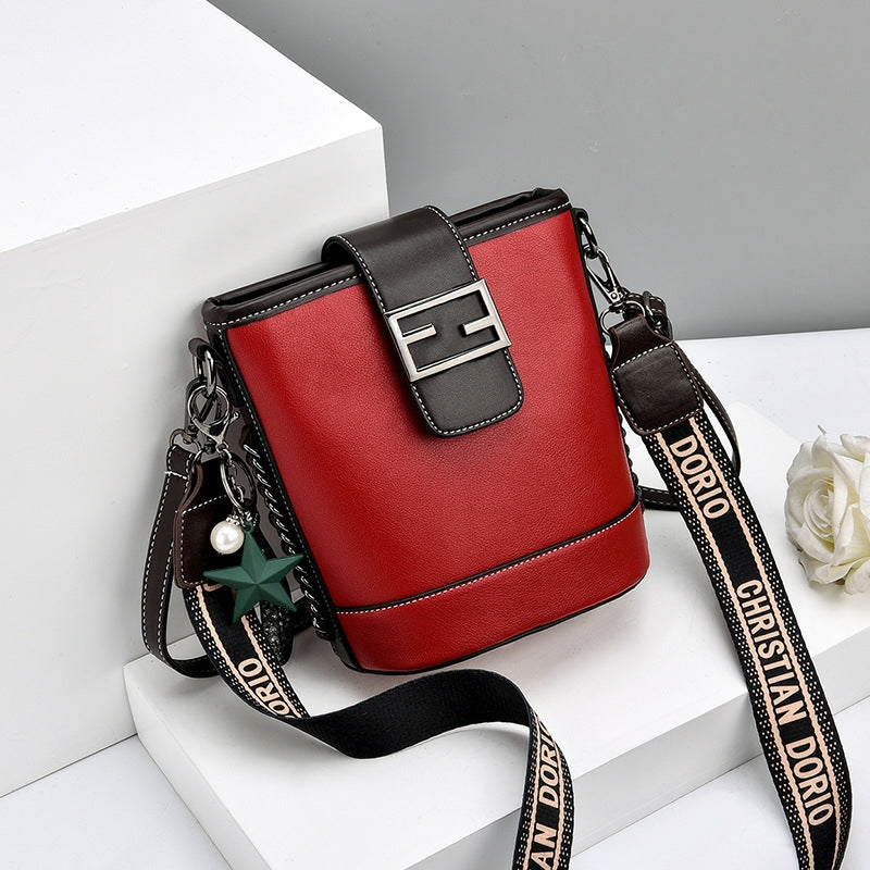 Wome's Luxury Fashion Design Vintage Bucket Mini Bag