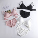 Fashion Adjustable Wireless Push-up Padded Bra Panty Set - Tuzzut.com Qatar Online Shopping