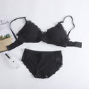 Fashion Adjustable Wireless Push-up Padded Bra Panty Set - Tuzzut.com Qatar Online Shopping