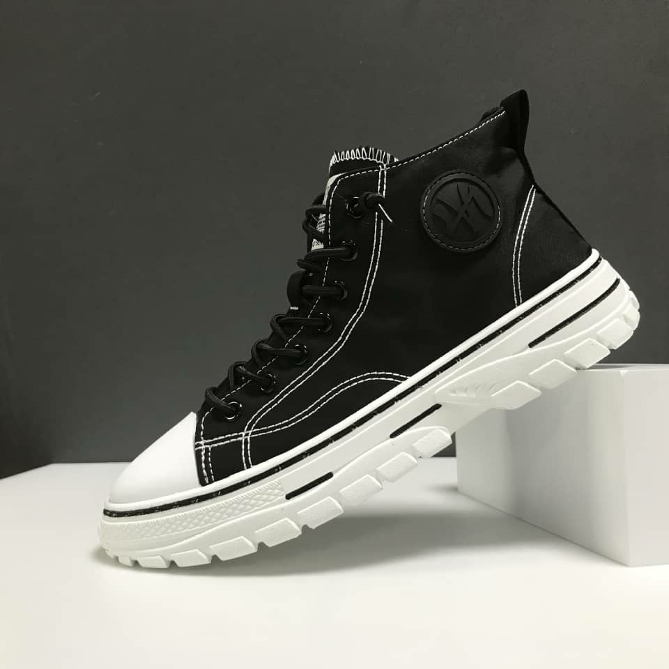 Men's High Top Designer Canvas Shoes C33 Men's High Top Designer Canvas Shoes C33