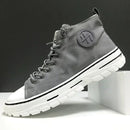 Men's High Top Designer Canvas Shoes - Tuzzut.com Qatar Online Shopping