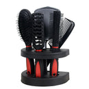 5 Pcs Salon Hair Comb Brush Mirror Set - Tuzzut.com Qatar Online Shopping