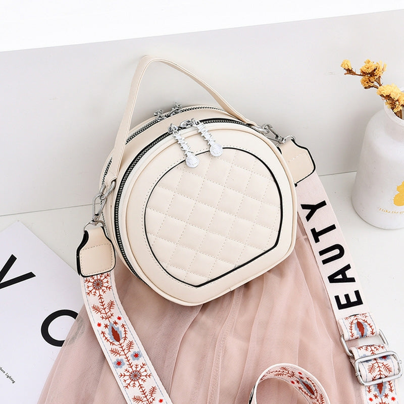 Women's Round Versatile Retro Shoulder Bag - TUZZUT Qatar Online Store