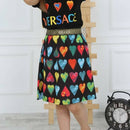 Girl's Top and Skirt Versace - Black TK1510 - Tuzzut.com Qatar Online Shopping
