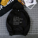 Women's Winter Letter Printed Hoodies - Tuzzut.com Qatar Online Shopping