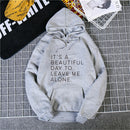Women's Winter Letter Printed Hoodies - Tuzzut.com Qatar Online Shopping