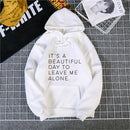 Women's Winter Letter Printed Hoodies - Tuzzut.com Qatar Online Shopping