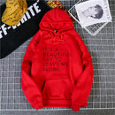 Women's Winter Letter Printed Hoodies - Tuzzut.com Qatar Online Shopping