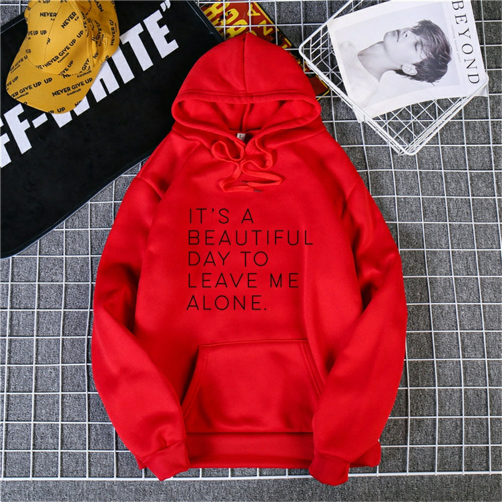 Women's Winter Letter Printed Hoodies Women's Winter Letter Printed Hoodies