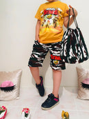 Boys T-shirt Short Brawl Stars 3pcs Set - Yellow TK2200 - Tuzzut.com Qatar Online Shopping