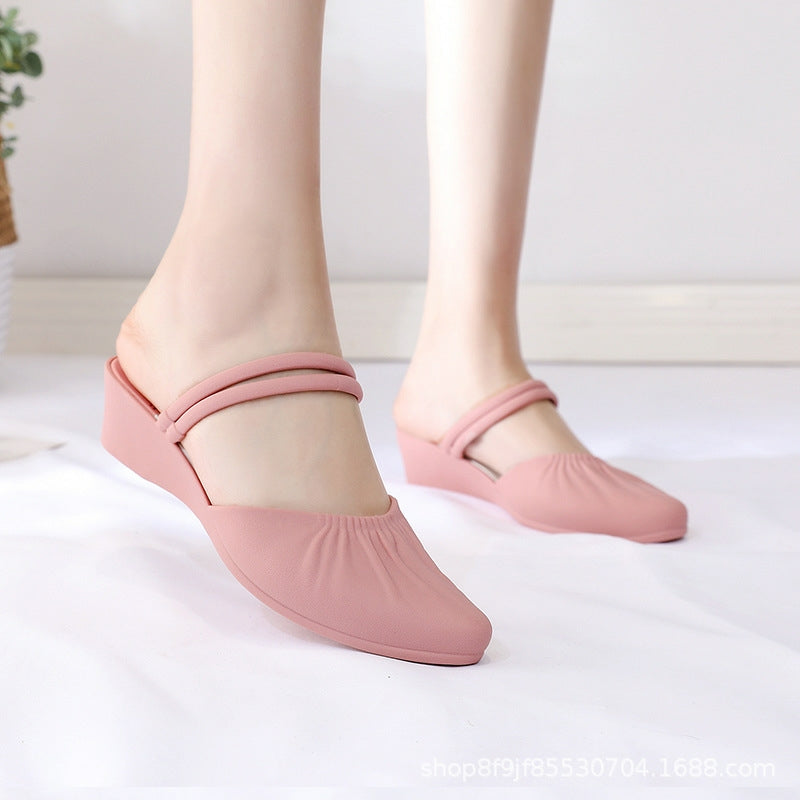 Fashion Elegant High-end Pointed Women's Half Slippers Model - 2020 Fashion Elegant High-end Pointed Women's Half Slippers Model - 2020