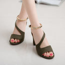 Women's High Heel Sandals Peep Toe Shoes - A21 - Tuzzut.com Qatar Online Shopping