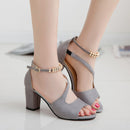 Women's High Heel Sandals Peep Toe Shoes - A21 - Tuzzut.com Qatar Online Shopping