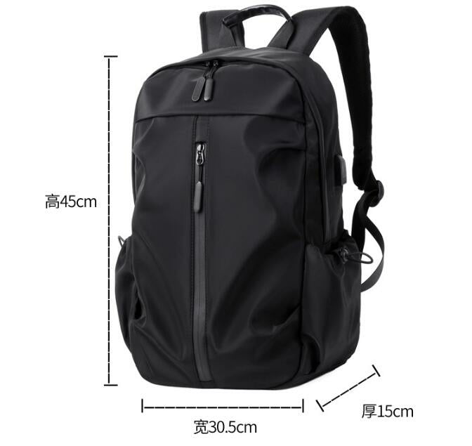 Laptop Backpack Shoulder Bag With USB Charging TB505 - Grey Laptop Backpack Shoulder Bag With USB Charging TB505 - Grey