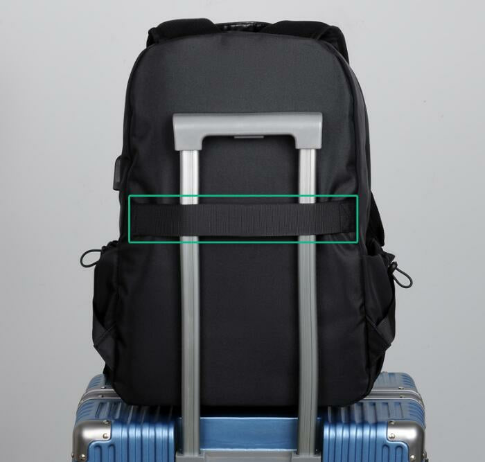 Laptop Backpack Shoulder Bag With USB Charging TB505 - Grey Laptop Backpack Shoulder Bag With USB Charging TB505 - Grey