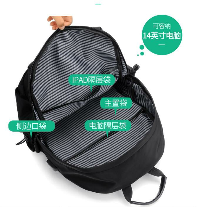 Laptop Backpack Shoulder Bag With USB Charging-TB505 - Tuzzut.com Qatar Online Shopping