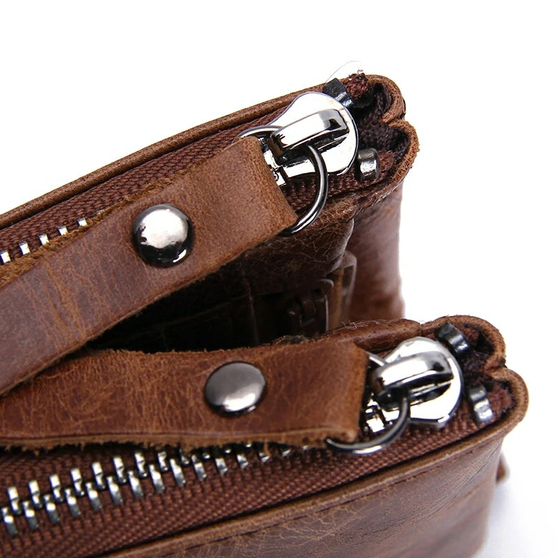 Contact's Vintage Crazy Horse Cowhide Genuine Leather Wallet N0029 Contact's Vintage Crazy Horse Cowhide Genuine Leather Wallet N0029
