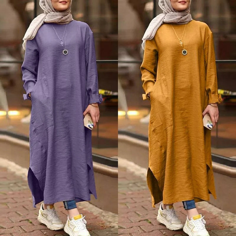 Modest Turkish Style Long Tunic Top - MT100 Modest Turkish Style Long Tunic Top - MT100