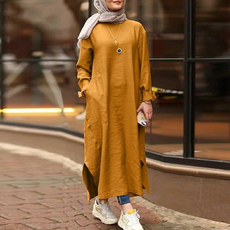 Modest Turkish Style Long Tunic Top - MT100 Modest Turkish Style Long Tunic Top - MT100