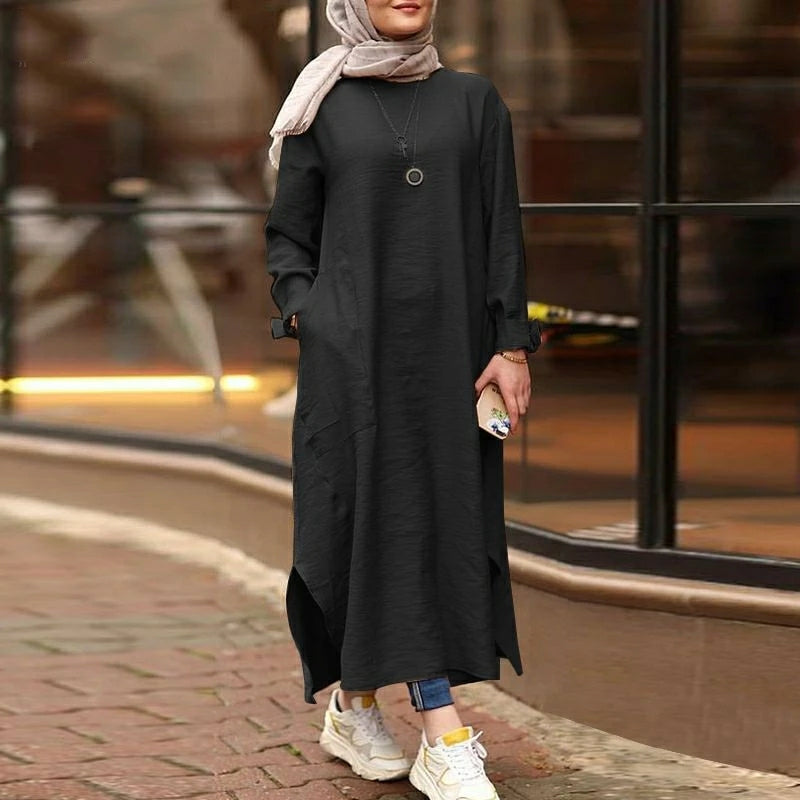 Modest Turkish Style Long Tunic Top - MT100 Modest Turkish Style Long Tunic Top - MT100