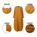Modest Turkish Style Long Tunic Top - MT100 - Tuzzut.com Qatar Online Shopping