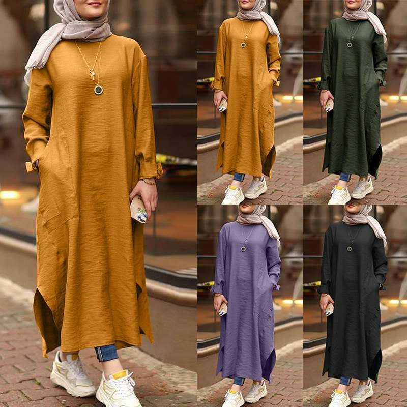 Modest Turkish Style Long Tunic Top - MT100 Modest Turkish Style Long Tunic Top - MT100