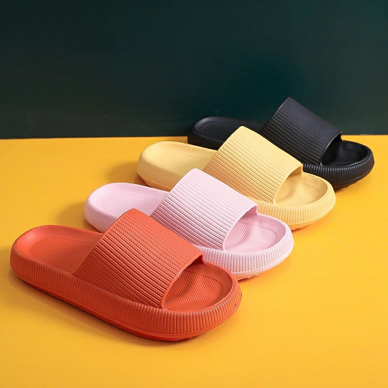 Home Slippers Thick Platform Anti-Slip Slides Sandals for Men & Women Home Slippers Thick Platform Anti-Slip Slides Sandals for Men & Women