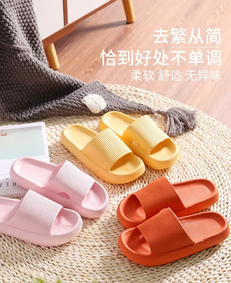 Home Slippers Thick Platform Anti-Slip Slides Sandals for Men & Women Home Slippers Thick Platform Anti-Slip Slides Sandals for Men & Women