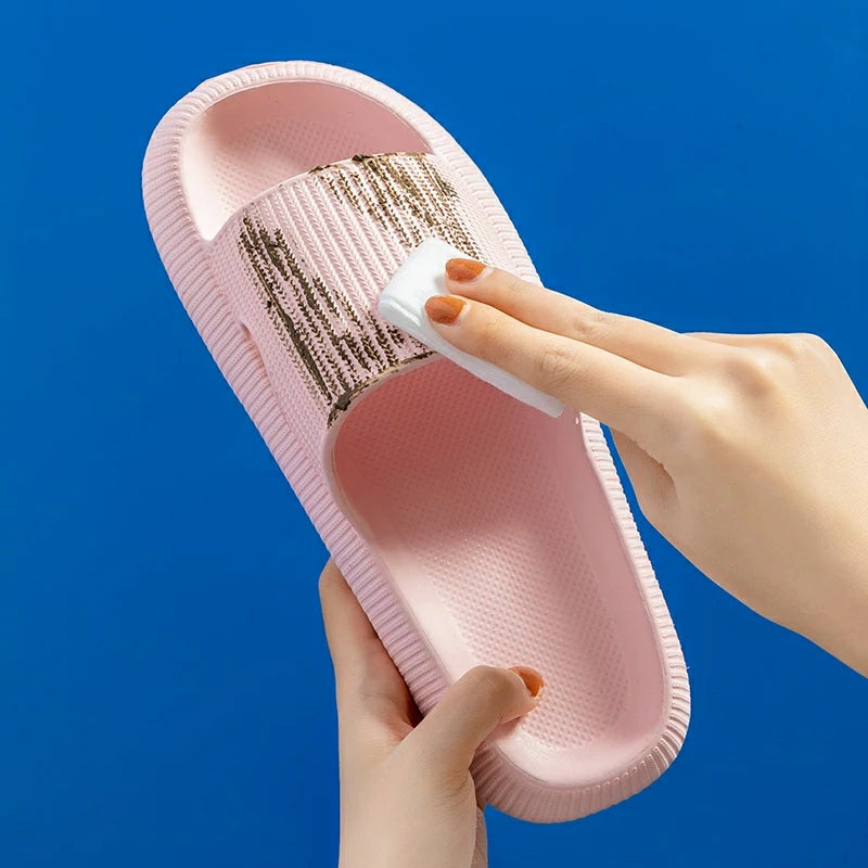 Home Slippers Thick Platform Anti-Slip Slides Sandals for Men & Women Home Slippers Thick Platform Anti-Slip Slides Sandals for Men & Women