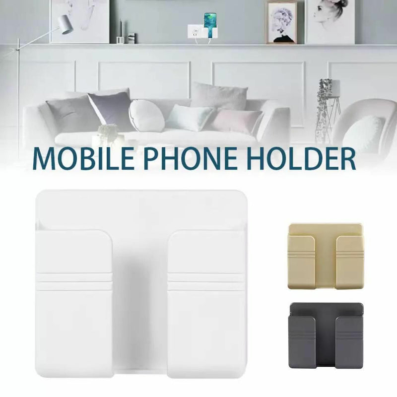3 Pcs - Wall Mounted Mobile Phone Stand Remote Hanging Holder - Tuzzut.com Qatar Online Shopping