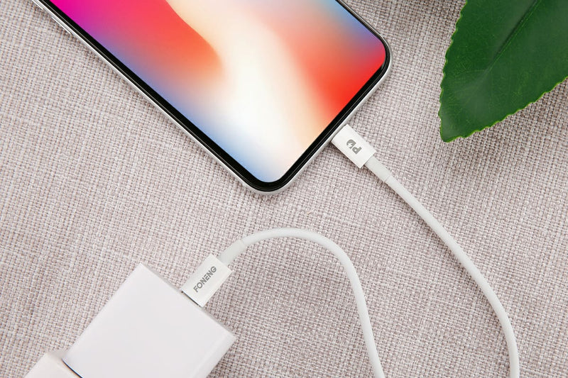 Foneng X31 PD 18W Quick Charge USB-C to Lightning Cable - 1m - Tuzzut.com Qatar Online Shopping