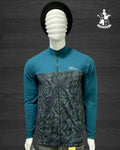 Urban Dominance Zipper Full Sleeves T-shirt T1044 - Blue - Tuzzut.com Qatar Online Shopping