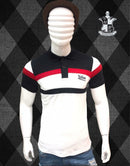 Urban Dominance Collar Pattern T-shirt AMG003 - Tuzzut.com Qatar Online Shopping