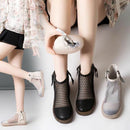 Women's Ankle Short Boot Round Toe Shoes - Tuzzut.com Qatar Online Shopping