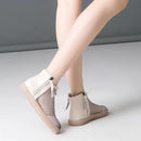 Women's Ankle Short Boot Round Toe Shoes - Tuzzut.com Qatar Online Shopping