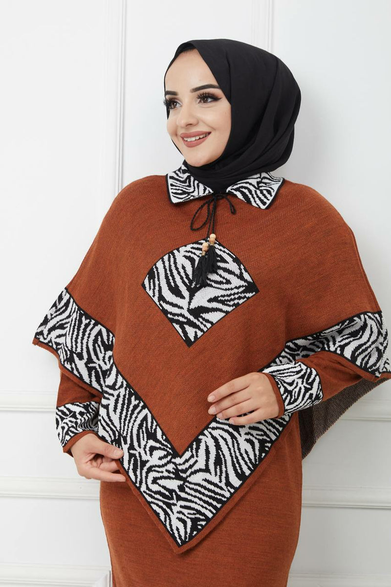 Turkish Modest Winter Dress Full Sleeve Womenswear MK104 - Tuzzut.com Qatar Online Shopping