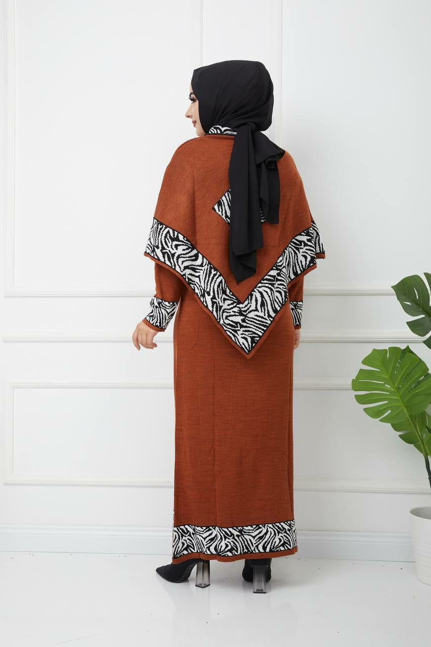 Turkish Modest Winter Dress Full Sleeve Womenswear MK104 Turkish Modest Winter Dress Full Sleeve Womenswear MK104
