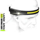 Mini COB LED Headlamp Waved Sensor Rechargeable Flashlight Headlight - Tuzzut.com Qatar Online Shopping