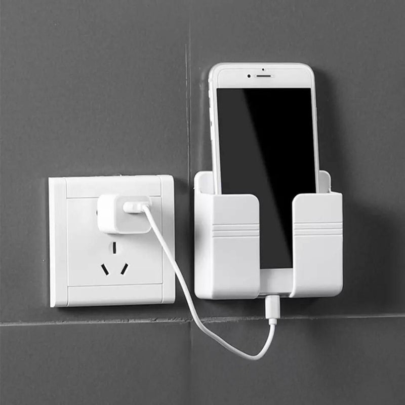 Mobile Phone and Remote Control Wall Holder Multipurpose Wall Mount 3M Adhesive - Tuzzut.com Qatar Online Shopping