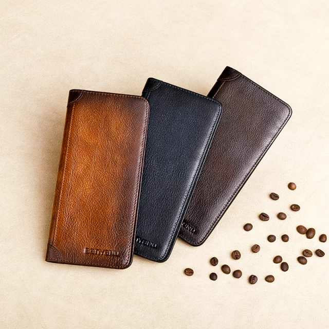 BANYANU Genuine Leather Long Wallet - N2012