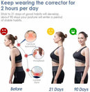 Smart Posture Corrector with Intelligent Sensor Vibration Reminder - Tuzzut.com Qatar Online Shopping