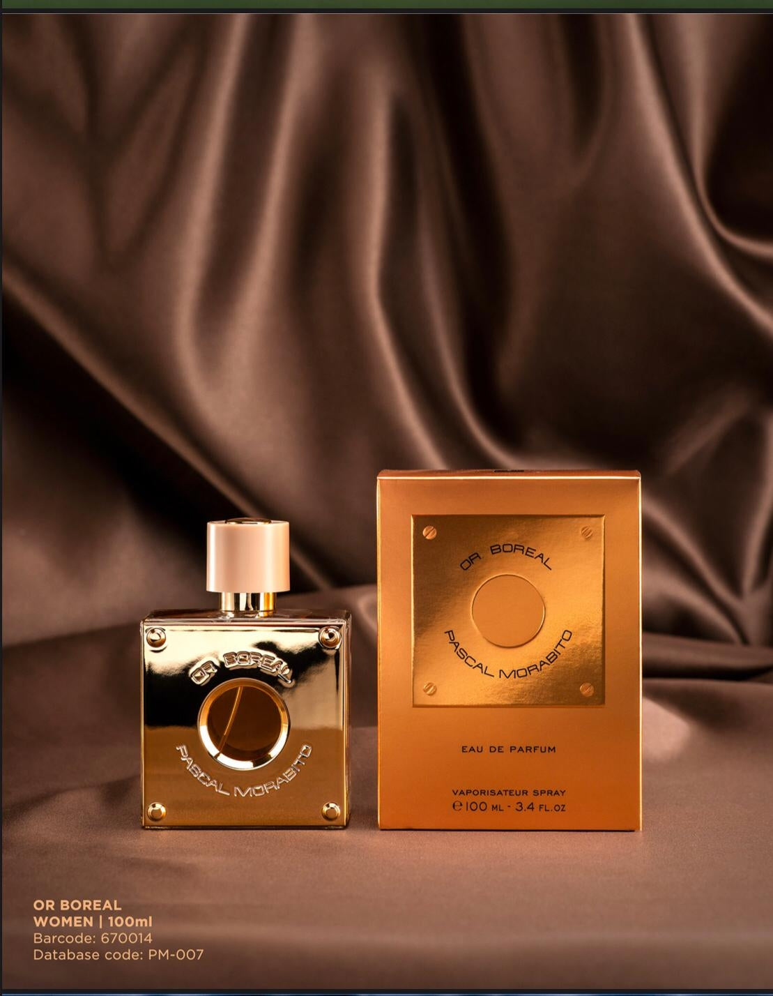 OR BOREAL Pascal Morabito 100ml Eau De Parfum For Women OR BOREAL Pascal Morabito 100ml Eau De Parfum For Women