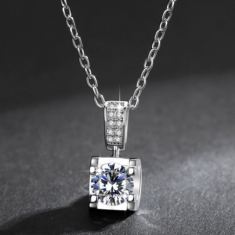 Women's Fashion Cubic Pendant Necklace Jewelry NS-410 Women's Fashion Cubic Pendant Necklace Jewelry NS-410