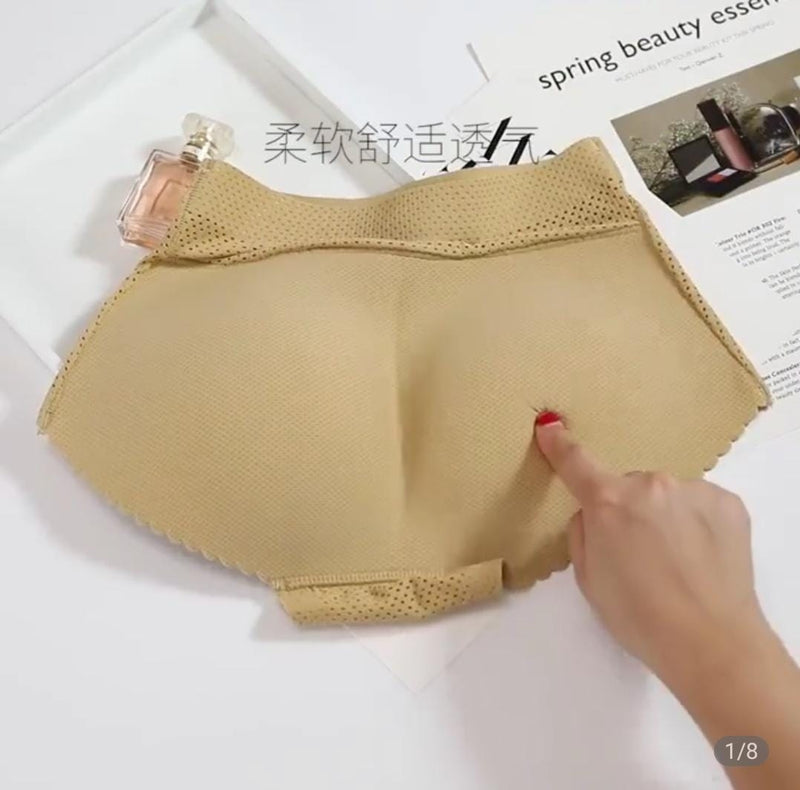 Color 3XL)Butt Shaping Underwear Elastic Sponge Soft Buttocks