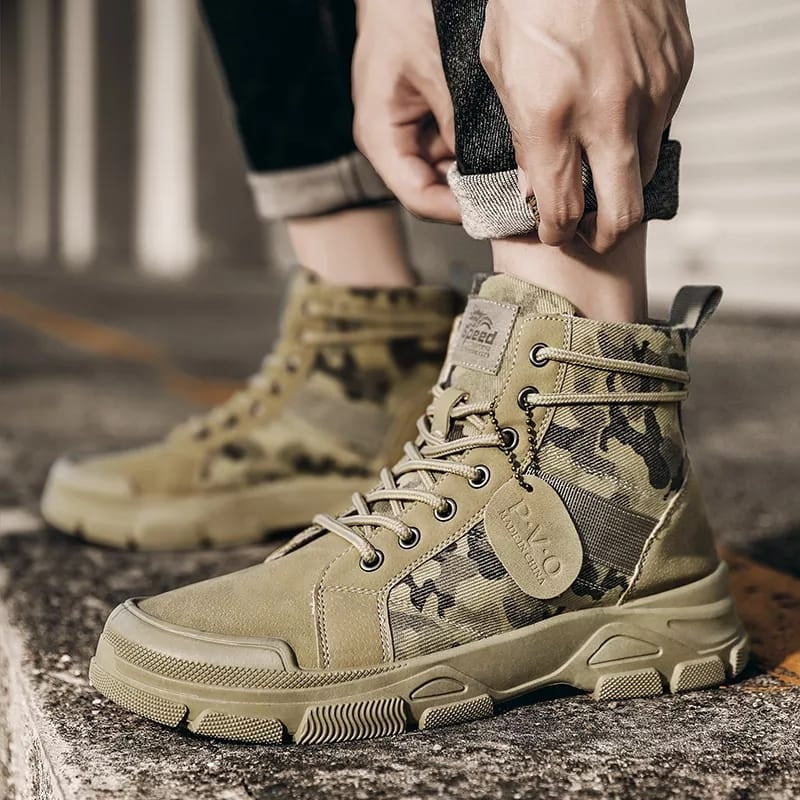 Best Combat Trendy Combat Boots Men's Fashion Camouflage Military
