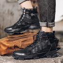 Men's Fashion Camouflage Military Boots Outdoor Shoes - 602 - Tuzzut.com Qatar Online Shopping